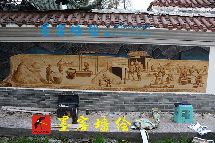 MK_QH078文化墻繪